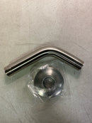 Jaclo 8041-E6-SN 6" 60° Brass Showerarm with Escutcheon - Satin Nickel