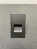 WAC Lighting WL-LED200-C-BK LEDme 5" Tall LED Step and Wall Light with Clear Lens - 120 Volt - Black