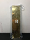 Ives 84003830 Commercial Series 8" x 30" Brass Kick Plate - Bright Brass