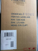 Millennium Lighting 46981-MG 26" Tall Wall Sconce with Tapered Fabric Shade - Modern Gold