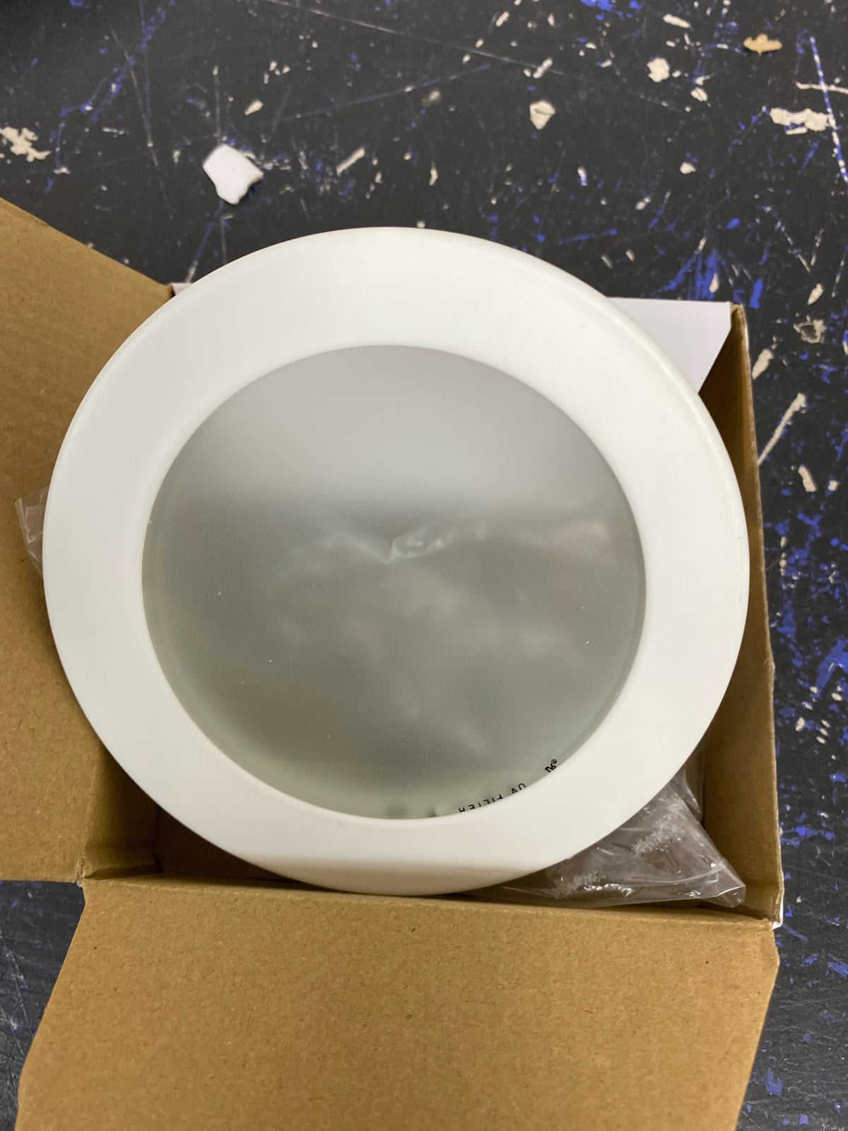 ELCO Lighting EL912W 4” Shower Trim with Frosted Lens - EL912