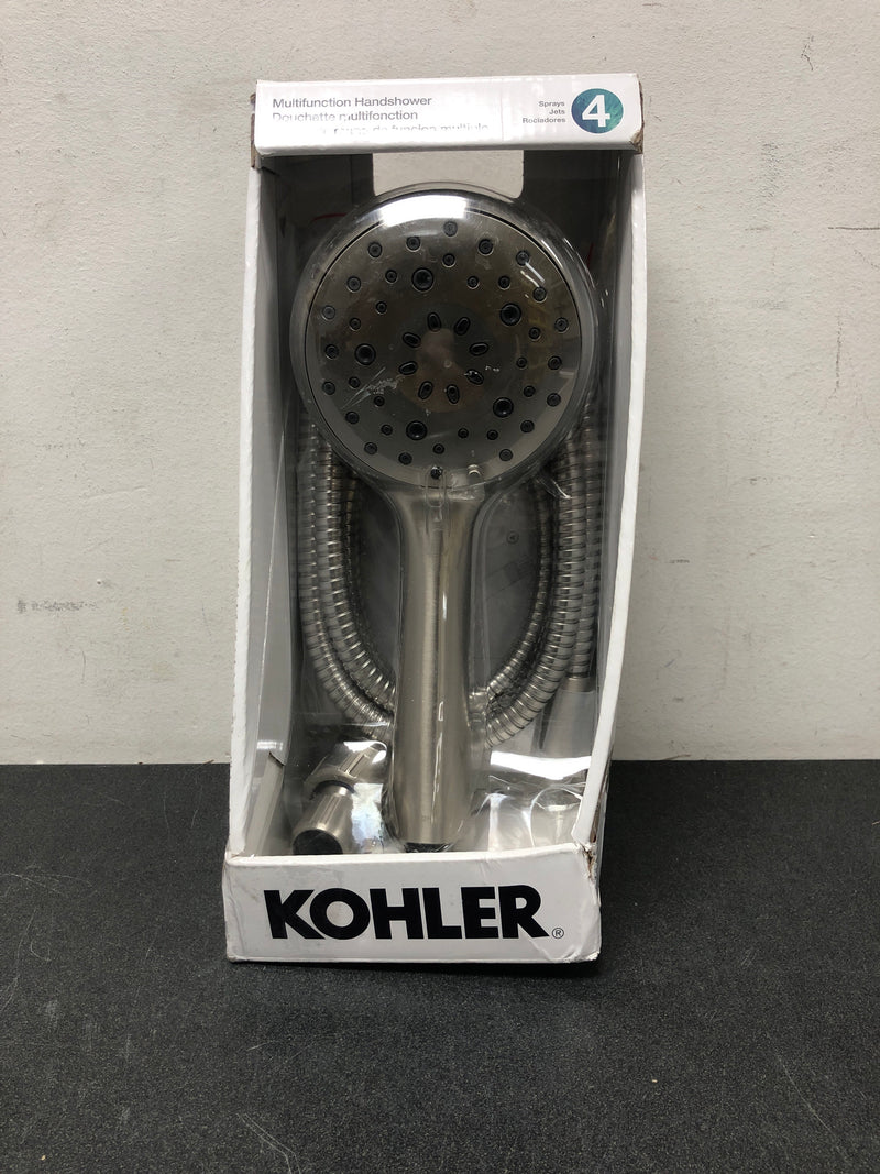 Kohler R30237-G-BN Claro 3-Spray Wall Mount Handheld Shower Head 1.75 GPM in Vibrant Brushed Nickel