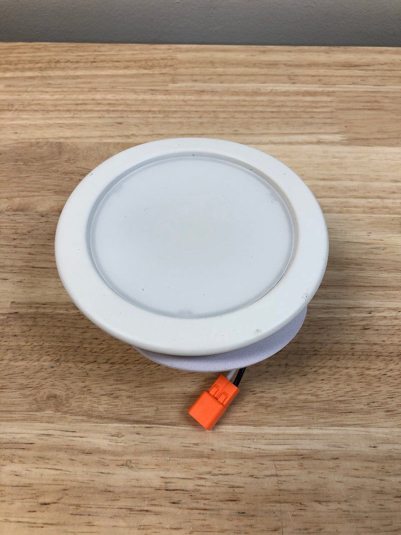 Commercial electric 538551010 4 in. Smart Adjustable CCT Integrated LED Recessed Light Trim Powered by Hubspace New Construction Remodel