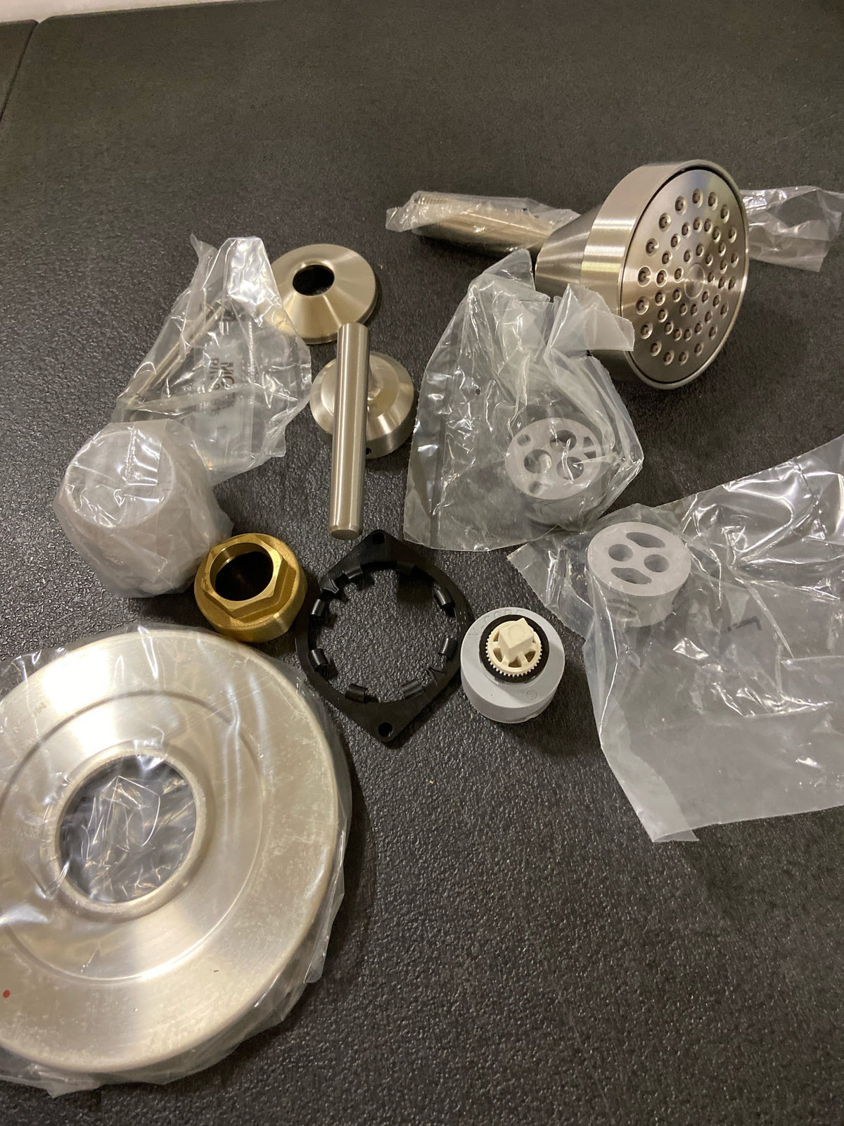 Moen Gibson M-CORE 2-Series Shower Trim Kit with Single Function Showerhead and Handle, Valve Required, Brushed Nickel, UT2902EPBN