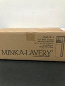 Minka Lavery 5500-281-L 13" Tall Integrated LED Wall Sconce with Glass Shade - Harvard Court Bronze (Plated)