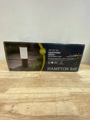 Hampton bay KIF1801LX-01 Hartford Low Voltage Millennium Black LED Smart Outdoor Bollard Light with Frosted Glass Shade Powered by Hubspace