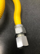 Brasscraft CSSC65TE-48 X5 1/2 in. MIP x 1/2 in. FIP x 48 in. Gas Connector (1/2 in. OD) w/Safety+Plus2 Thermal Excess Flow Valve (106,000 BTU)