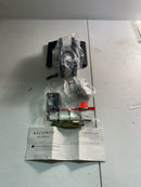 Baldwin PVSQUCFR190 Square Privacy Door Lever Set with 5 Inch Rectangle Rose from the Reserve Collection - Satin Black