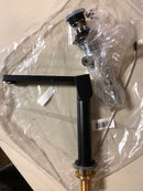 Kohler K-73168-4-BL Composed 1.2 GPM Vessel Single Hole Bathroom Faucet with Pop-Up Drain Assembly - Black