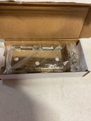 Emtek 94014US26 4" x 4" Steel Heavy Duty Ball Bearing Square Corner Hinges - Pair - Polished Chrome