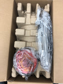 Hampton bay 27328 Mullins 6.75 in. 1-Light Brushed Nickel Mini Pendant with Clear Glass Shade