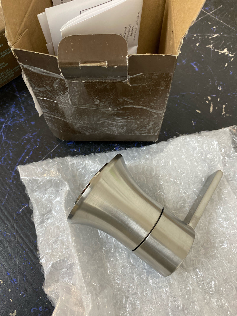 Signature Hardware SHLZTVLEVZBN Lentz Handle Only - Less Trim Plate - Brushed Nickel