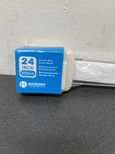 Hickory Hardware P1029/24-2C 1029 Series 24 Inch 3/4 Extension Center Mount Ball Bearing Drawer Slide with 35 Lbs. Weight Capacity - Single - Cadmium