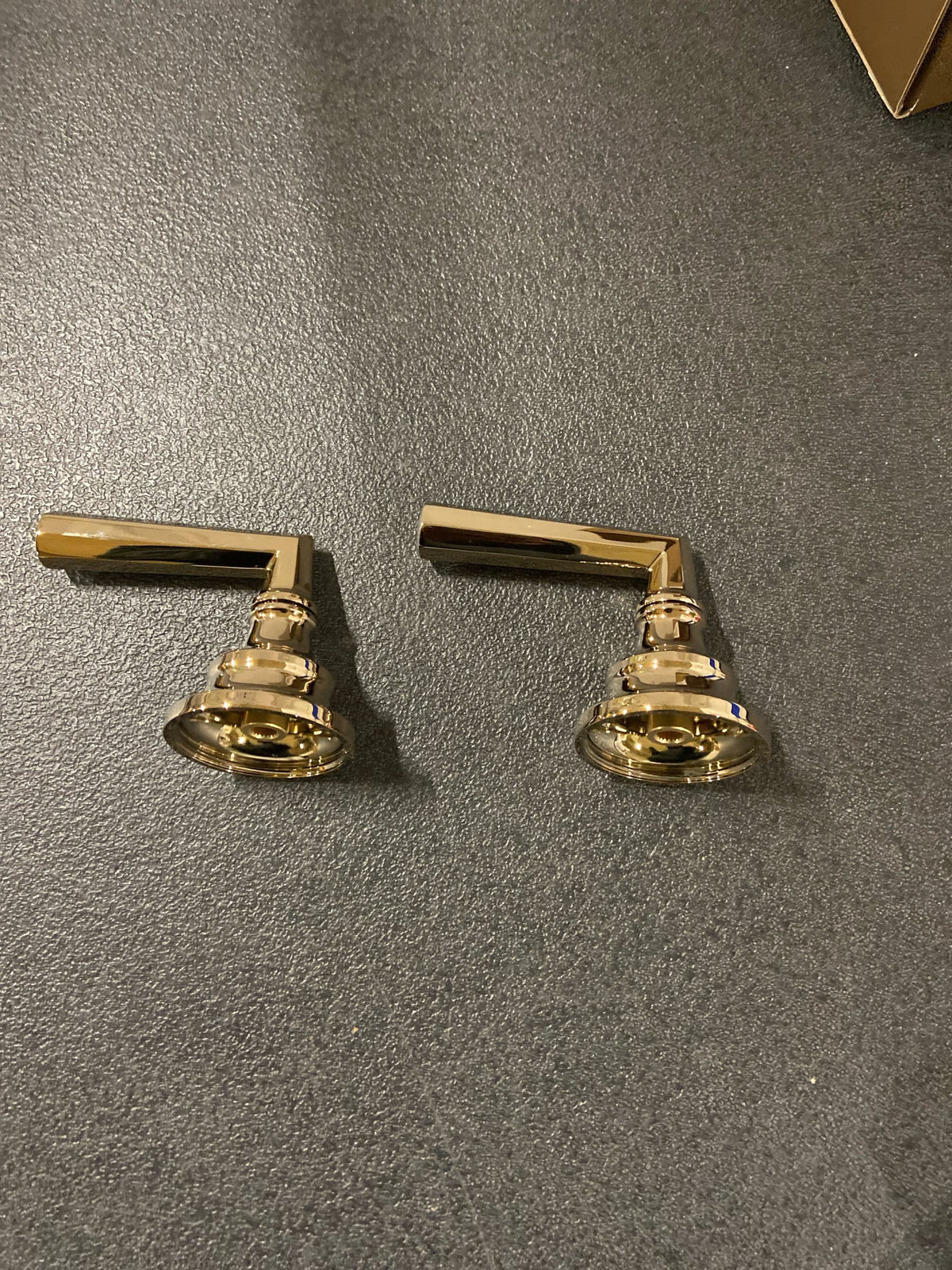 Brizo HL5365-PG Beauclere Lever Handles for Widespread Bathroom Faucet - Polished Gold