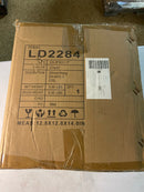 Living District Gibson 1-Light Metal & Glass Pendant in Black/Clear