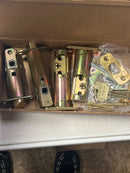 Emtek 4715US4 Urban Modern Sectional Single Cylinder Keyed Entry Handleset - Satin Brass