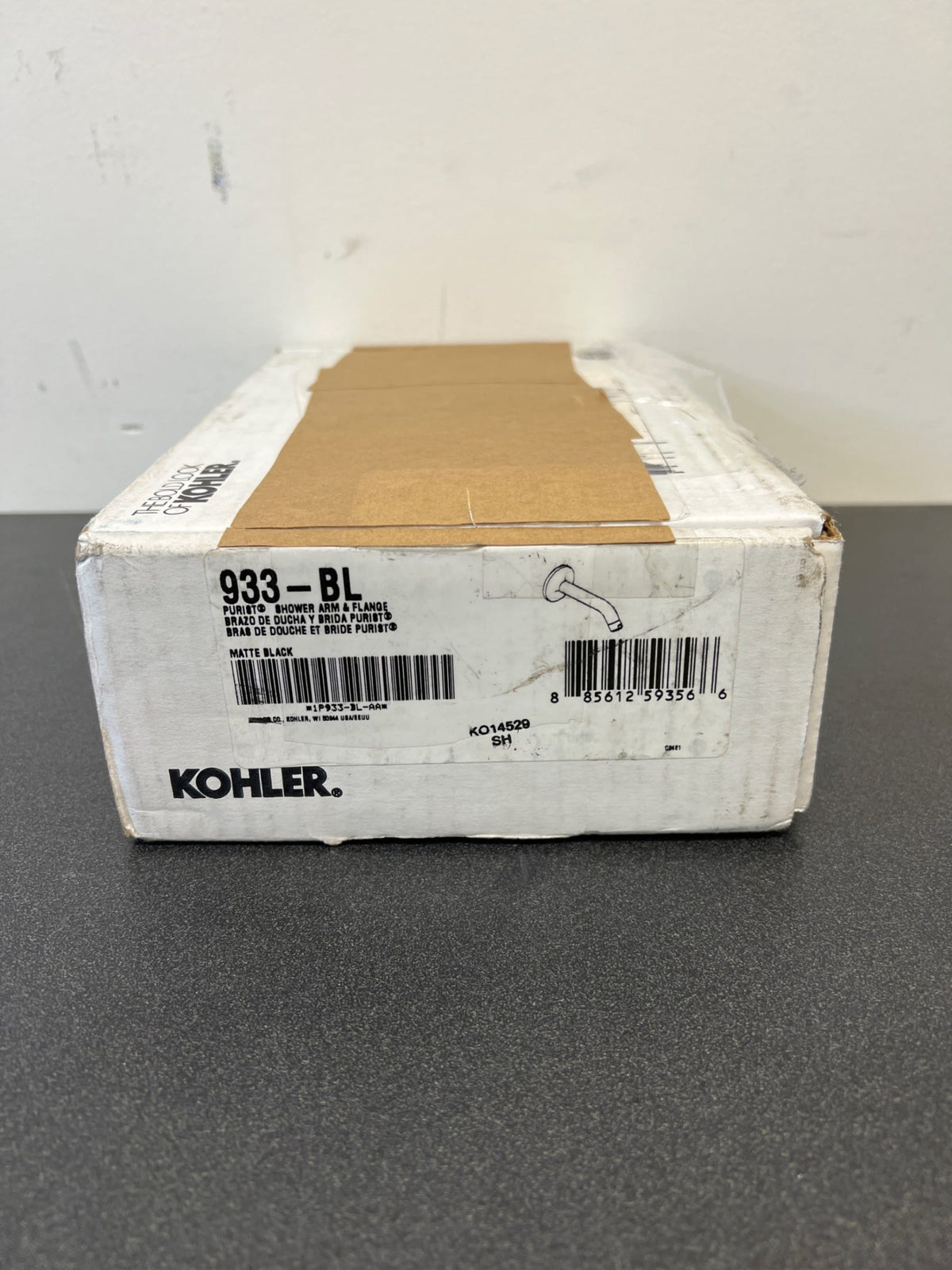 Kohler Purist 8-3/8" Wall Mounted Shower Arm and Flange