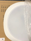 Nora Lighting NLOPAC-R8T2450W Opal 9-1/2" Wide 5000K LED Flush Mount Ceiling Fixture - White
