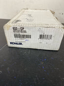 KOHLER 933-CP Purist Shower Arm and Flange, Showerhead Fittings, 1/2-14 NPT Connection, Fits any KOHLER Showerhead, Polished Chrome