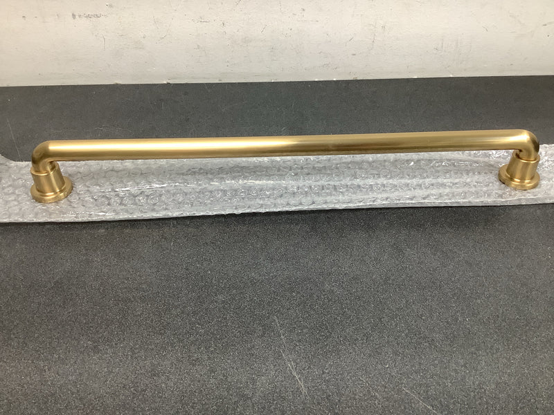 Belwith Keeler B077953CBZ Urbane 18" Center to Center Modern Industrial Pipe Appliance Handle / Appliance Pull - Champagne Bronze