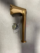 Signature Hardware SHEL555002BG Elita Wall-Mounted Euro Style Toilet Paper Holder - Brushed Gold