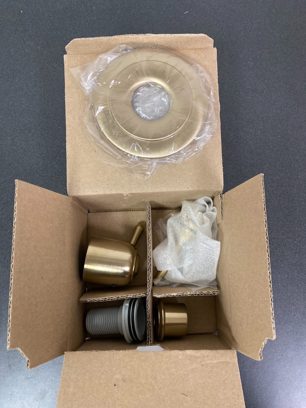 Delta Single-Handle 3-Setting Diverter Valve Trim Kit in Champagne Bronze (Valve Not Included)