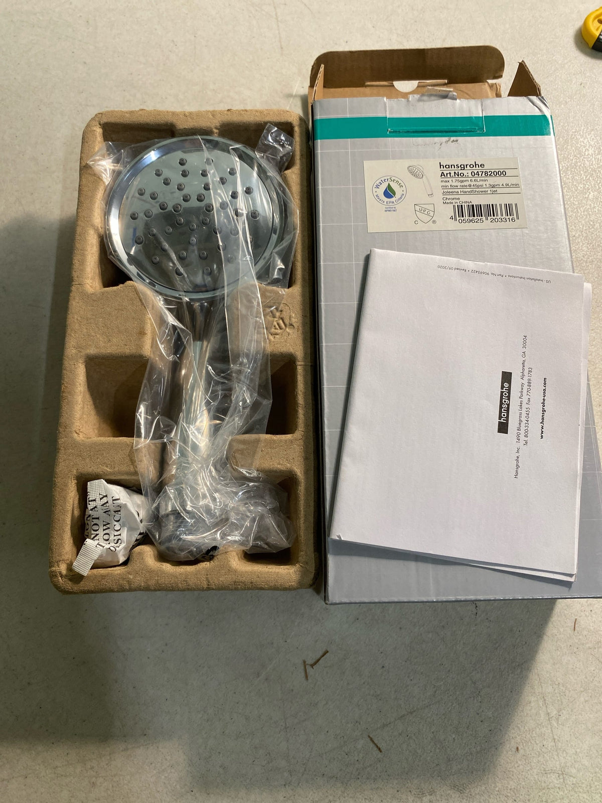 Hansgrohe 04782000 Joleena 1.75 GPM Single Function Hand Shower - Chrome