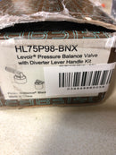 44029733109986 Brizo - Levoir Pressure Balance Valve with Integrated Diverter Trim Lever Handle Kit