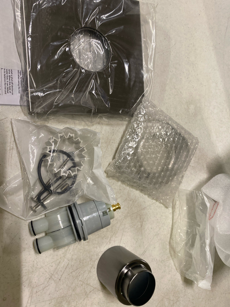 Brizo T60P022-SLLHP Frank Lloyd Wright Pressure Balanced Valve Trim Only - Less Handle and Rough In - Luxe Steel