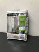 Colordrift CDGEO-127-400 Beige Geometric Polyester 52 in. W x 84 in. L Grommet Room Darkening Curtain Panel