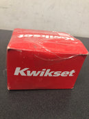 Kwikset 158SQT-514S.STRKP Halifax Square Rose Single Cylinder Deadbolt SmartKey with 6AL Latch and Square Corner, Round Corner and 5303 Round Corner Full Lip Strikes KA3 - Matte Black