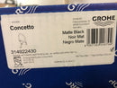 Grohe 314922430 Pre-Rinse Spray Kitchen Faucet with Locking Push Button Control - Matte Black