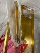 JONATHAN Y JYL9916A Chloe 4.75" 1-Light Modern Bohemian Iron LED Sconce Contemporary Coastal Entryway Lobby Kitchen Bathroom Bedroom Living Room Hallway, Brass Gold