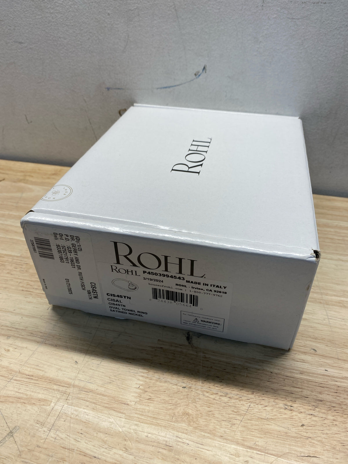 Rohl CIS4STN Bath Accessories, Satin Nickel