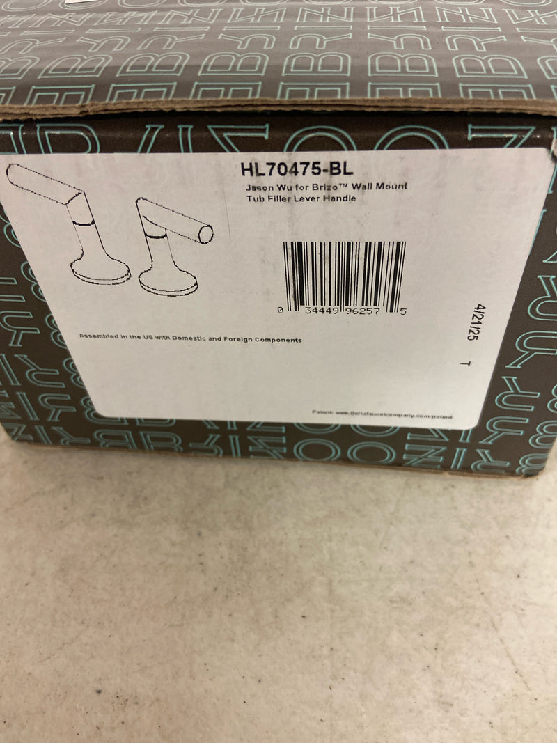 Brizo HL70475-BL Odin Wall Mount Tub Filler Lever Handles Only - Less Trim - Matte Black