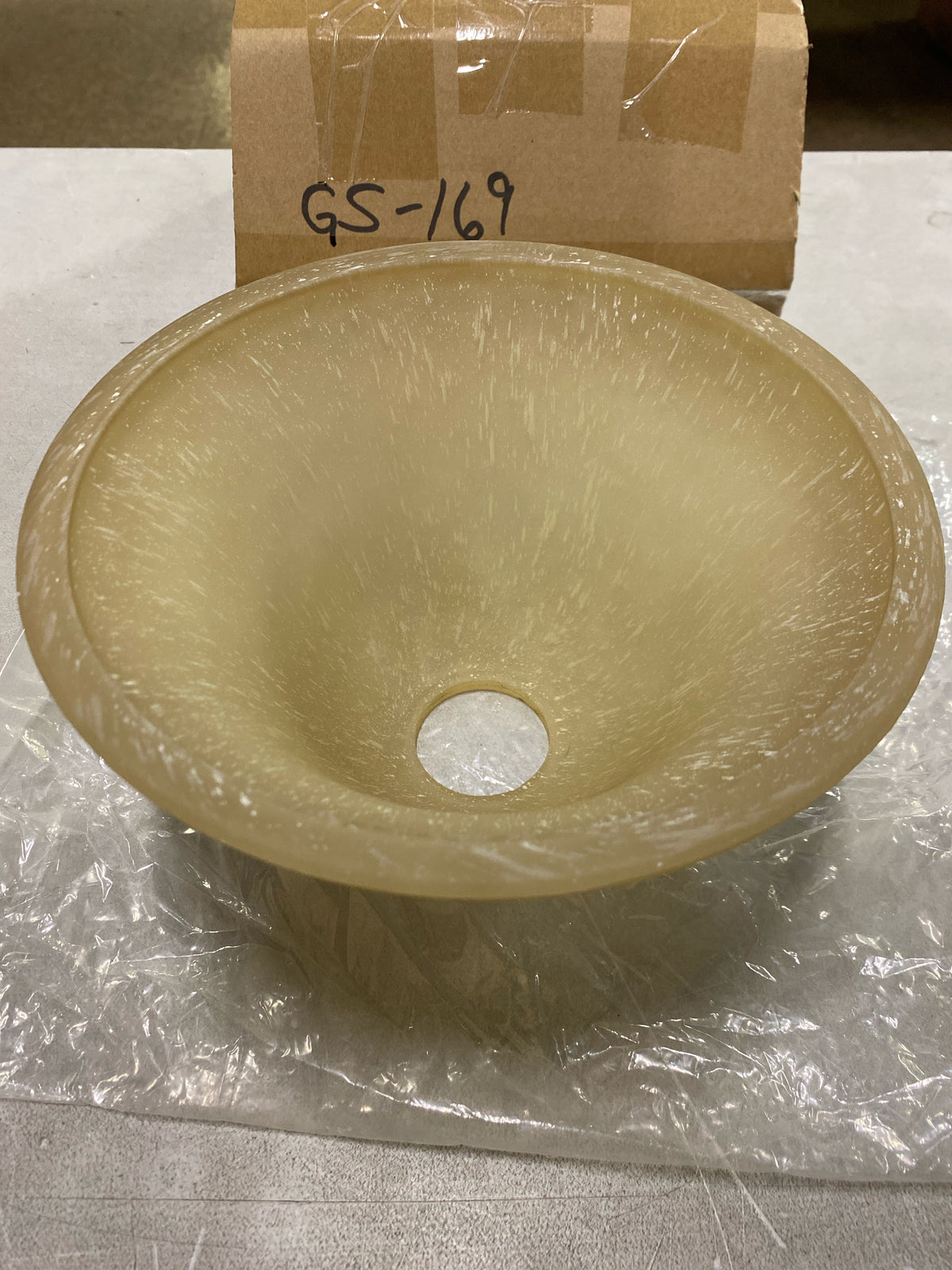 Volume Lighting GS-169 4.75" Height Sandstone Glass Bell Shade - Sandstone