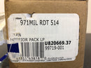 Kwikset 971 MIL RDT 514 Milan Entry Trim, Matte Black