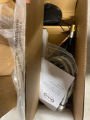 Jacuzzi PT638 Karina Floor Mounted Tub Filler with Built-in Diverter - Includes Hand Shower - Brushed Nickel