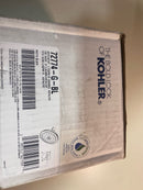 Kohler 72774-G-BL Artifacts 1-Spray Patterns 1.75 GPM 6 in. Wall Mount Fixed Shower Head in Matte Black