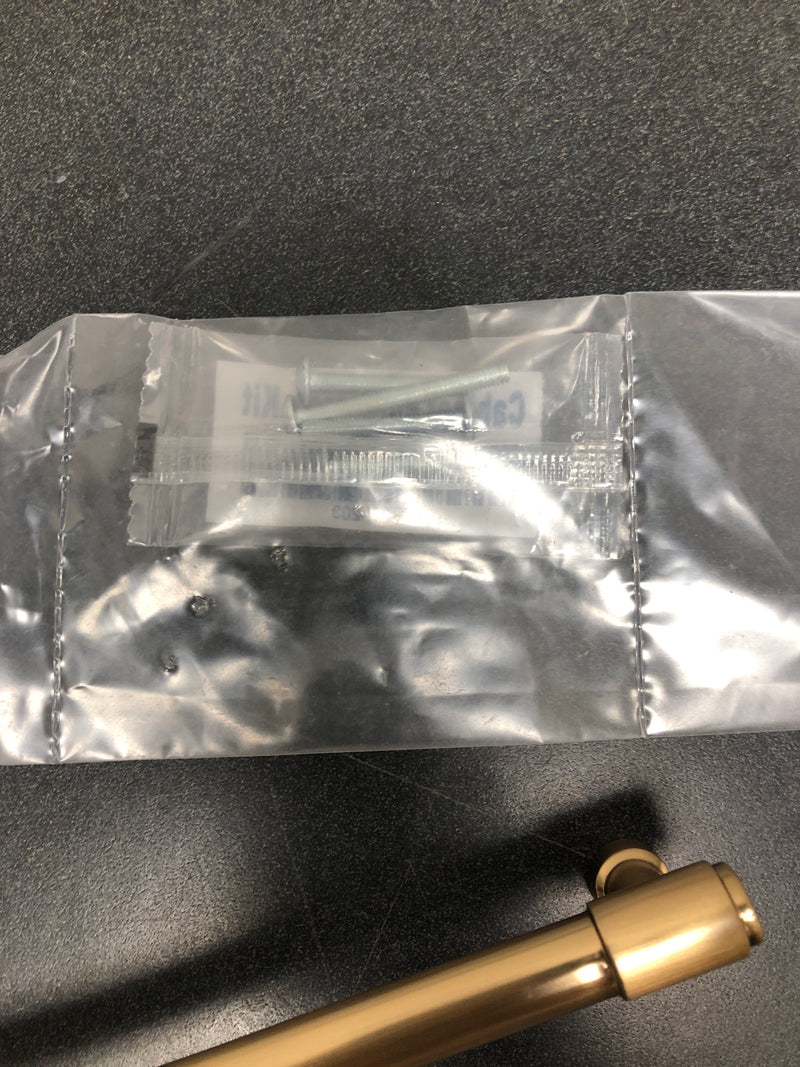 Emtek 86690US4 Jasper 8 Inch Center to Center Bar Cabinet Pull from the Industrial Modern Collection - Satin Brass