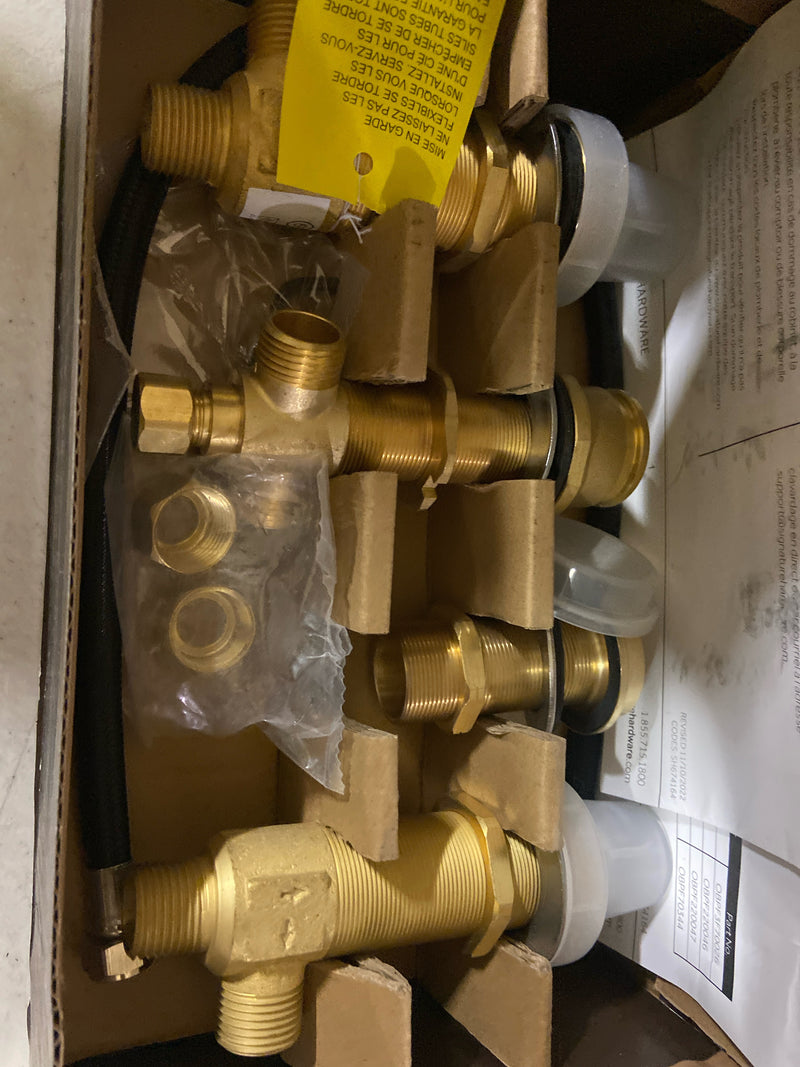 Signature Hardware SH674164 4 Hole Roman Tub Filler Rough-In Valve with Hand Shower - N/A