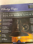 Classy caps SBL738 Dark Bronze Solar/Battery Operated Outdoor Barn Light Sconce