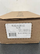 Baldwin PSSQUCSR112 Reserve Square Venetian Bronze Universal Hall/Closet Door Lever with Contemporary Square Rose
