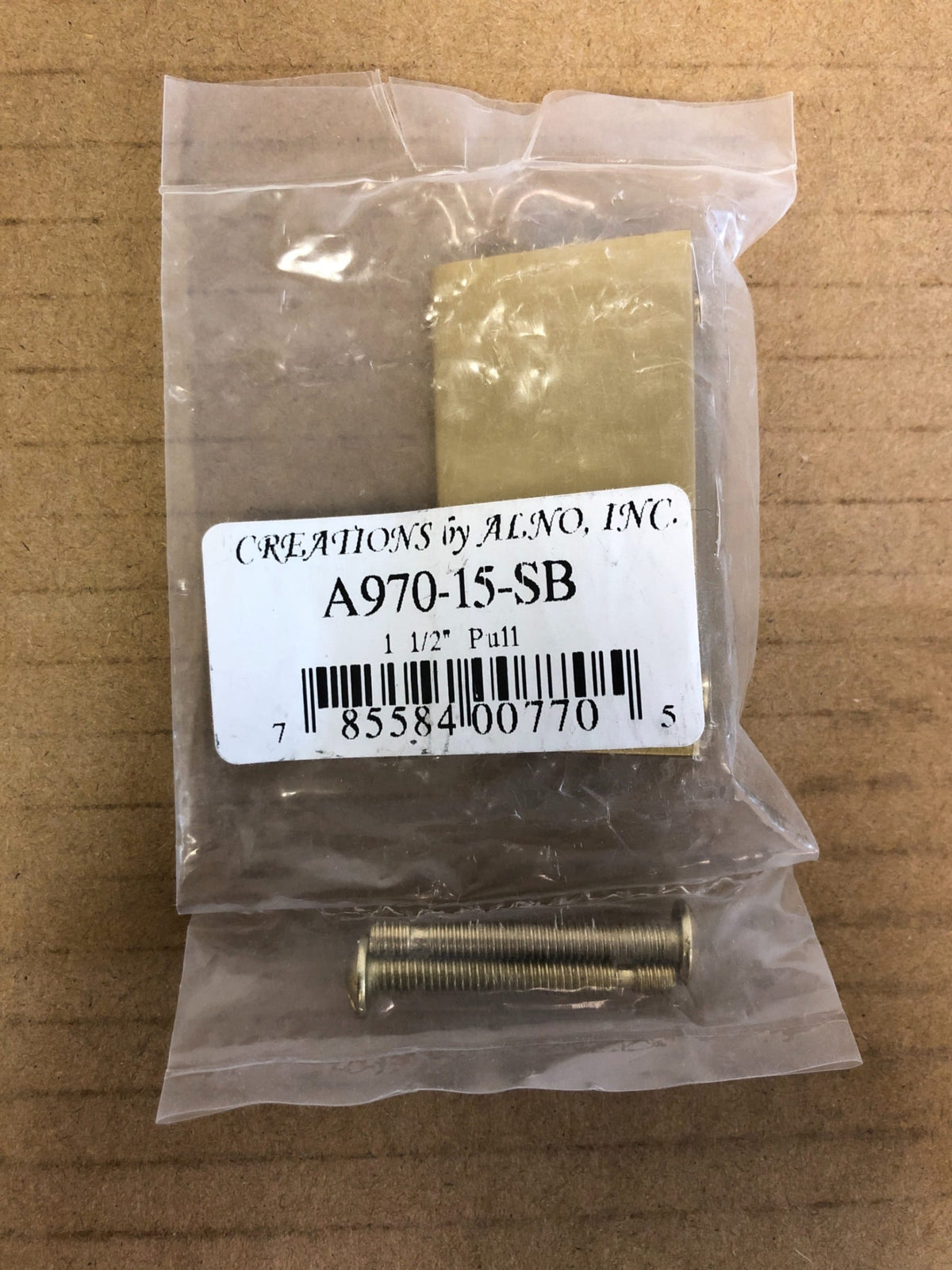 Alno Tab Pulls 1-1/2 Inch Center to Center Finger Cabinet Pull