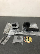 Kwikset 971TPLMDT-514 Tripoli Lever Single Cylinder Interior Pack with Square Rose for Handlesets - Matte Black