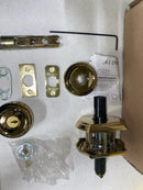 Baldwin ENTRATAR003 Reserve Entry Lockset x Traditional with Traditional Arch Rose, Brass Finish