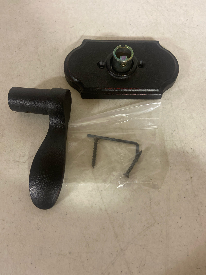 Weslock L7105H1--0020 Carlow Left Handed Single Dummy Door Lever Set with Premiere Rose from the Molten Bronze Collection - Oil Rubbed Bronze