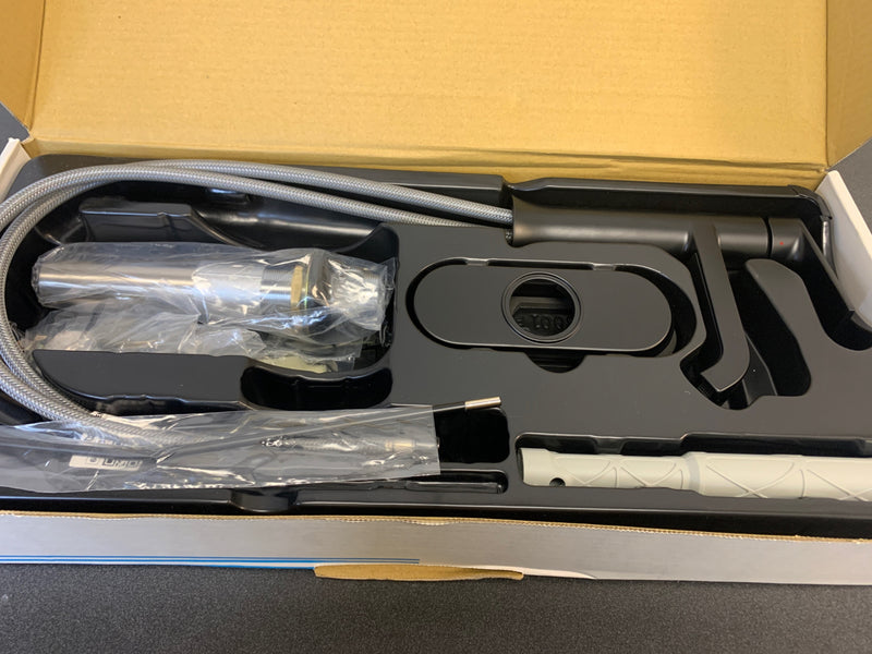 Moen 6702BL Genta LX Single Handle Centerset Bathroom Faucet with Duralast Valve Technology and Pop-Up Drain Assembly - Matte Black