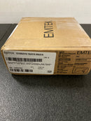 Emtek C5109US19.TAUS19.KNUS19 Knurled T-Bar Passage Door Lever Set with Disk Rose and Concealed Screws from the SELECT Brass Collection - Flat Black