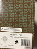 Brizo BT061414-NK 4" Tile-In Round Shower Drain - Luxe Nickel